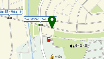 もみじ台自転車道路の地図画像