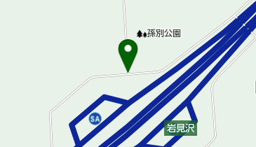 孫別自転車道線の地図画像