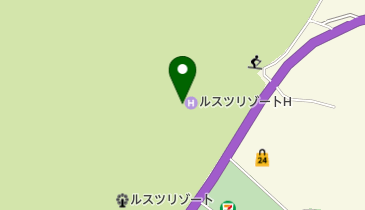 ルスツリゾート スノーモビルランドの地図画像