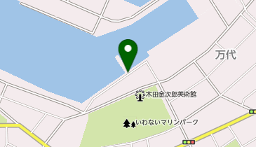 岩内港の地図画像
