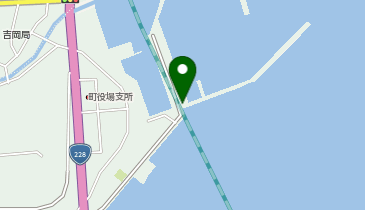 吉岡漁港の地図画像