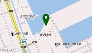 祝津オタモイ航路海上観光の地図画像