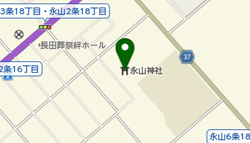 永山神社の地図画像