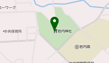 岩内神社の地図画像