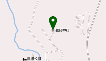 義経神社の地図画像