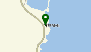 見内神社の地図画像