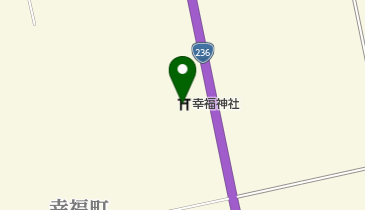 幸福神社の地図画像