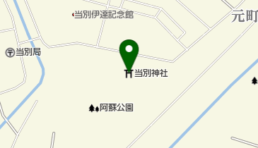 当別神社の地図画像