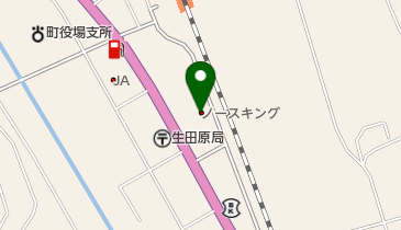 生田原温泉の地図画像