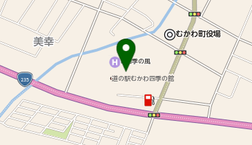 鵡川温泉四季の湯の地図画像