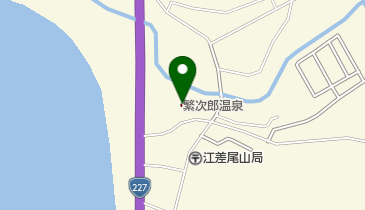 繁次郎温泉の地図画像