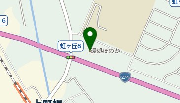 湯処ほのかの地図画像