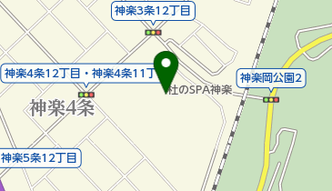 杜のSPA神楽の地図画像