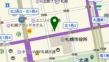 札幌市時計台(旧札幌農学校演武場)の地図画像