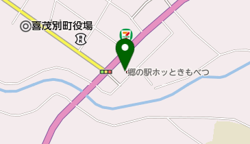 郷の駅ホッときもべつの地図画像