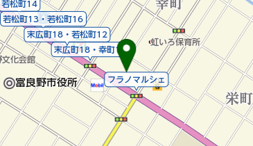 フラノマルシェの地図画像