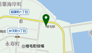 増毛駅の地図画像