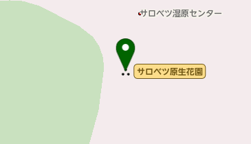 サロベツ原生花園の地図画像