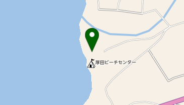 厚田ビーチセンターの地図画像