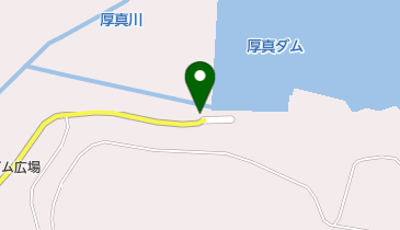 厚真ダムの地図画像