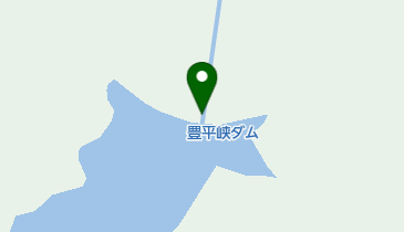 定山湖の地図画像