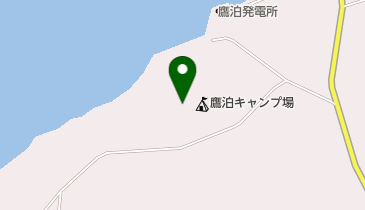 鷹泊ダム湖の地図画像