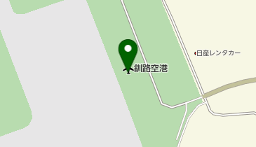 釧路空港の地図画像