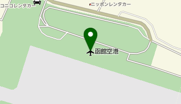 函館空港の地図画像