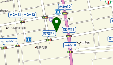 札幌市中央区役所の地図画像