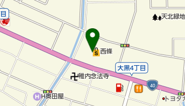 西條稚内店の地図画像