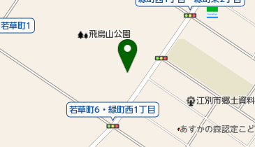 飛烏山公園の地図画像