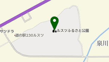 ルスツふるさと公園の地図画像