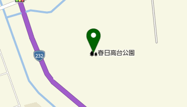 春日高台公園の地図画像