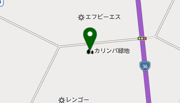 カリンバ緑地の地図画像