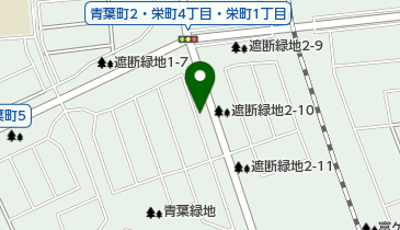 遮断緑地2-6の地図画像