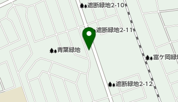 遮断緑地2-7の地図画像
