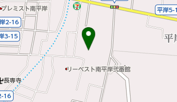 平岸南緑地の地図画像