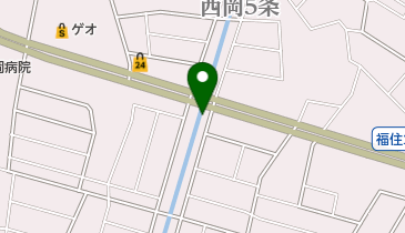 月寒川緑地の地図画像