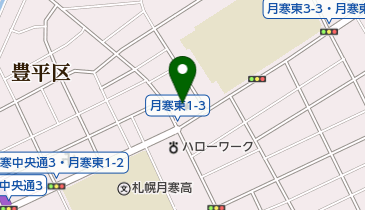 月寒資料館緑地の地図画像