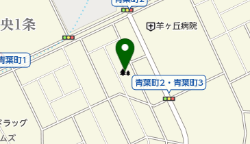 青葉町2丁目緑地の地図画像