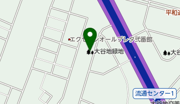 大谷地緑地の地図画像