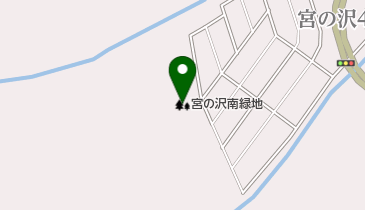 宮の沢南緑地の地図画像