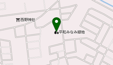 平和みなみ緑地の地図画像