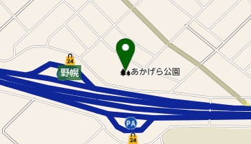 あかげら公園の地図画像