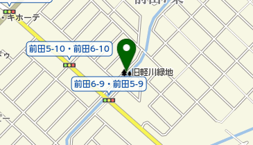 旧軽川緑地の地図画像