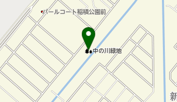 中の川緑地の地図画像