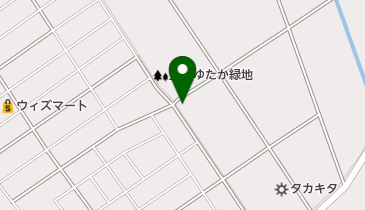 丘珠ゆたか緑地の地図画像