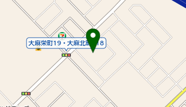 東大麻一号緑地の地図画像