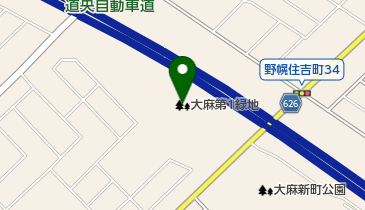 大麻第1緑地の地図画像