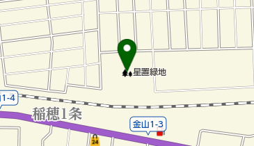 星置緑地の地図画像